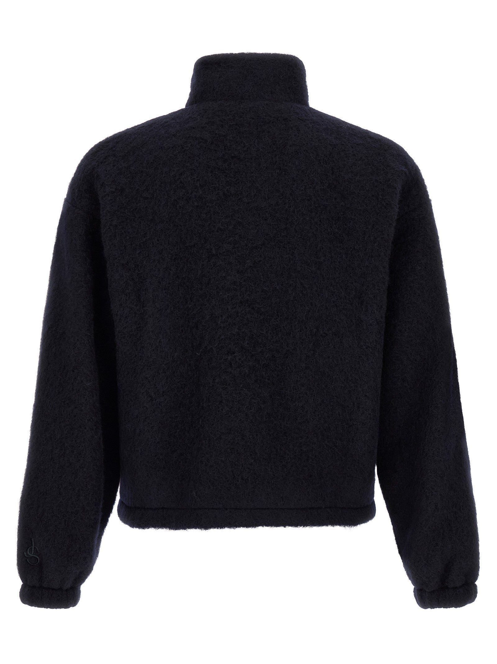 Jil Sander Zipped Sweatshirt Blue