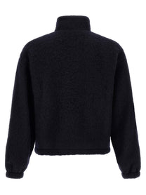 Jil Sander Zipped Sweatshirt Blue