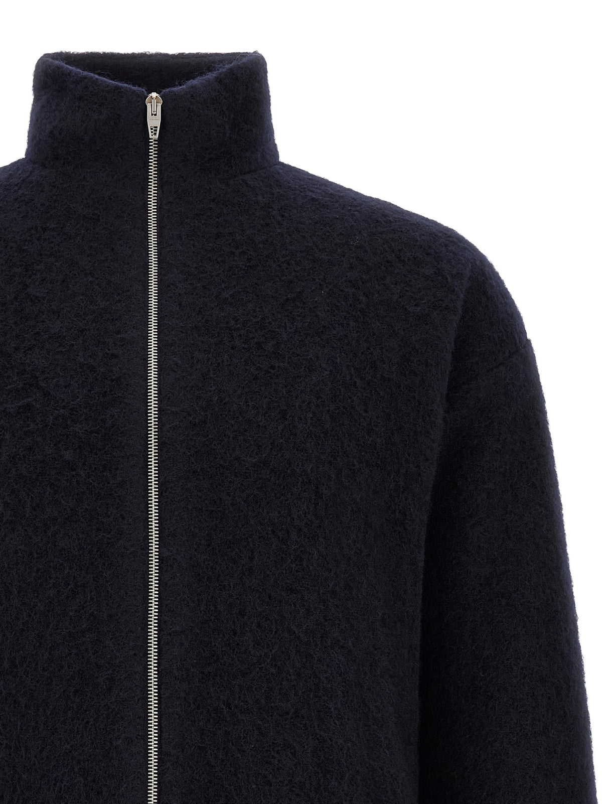 Jil Sander Zipped Sweatshirt Blue, view 3