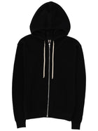 Rick Owens Men's Zipper Hooded Shirt Black
