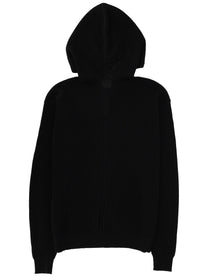 Rick Owens Men's Zipper Hooded Shirt Black