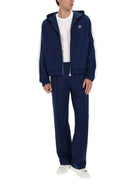 Casablanca Men's Zipper Hoodie Blue, view 2