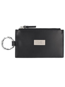MM6 Maison Margiela Unisex Zippered Card Holder Black
