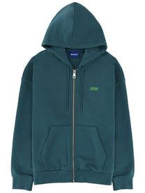 HUGO BOSS Men's Zippered Sweatshirt Green