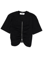 MSGM Women's Zippered Shirt Black