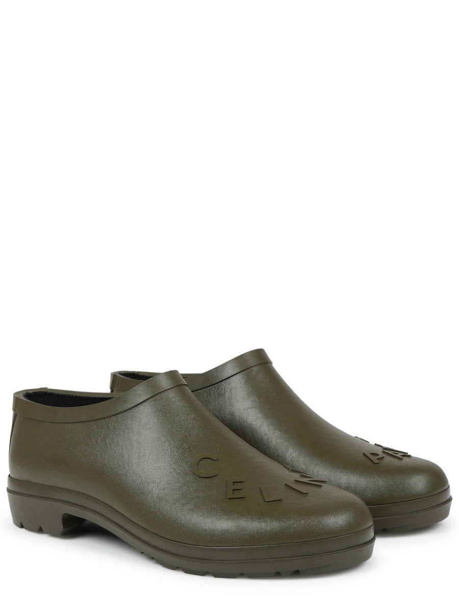 Celine Women's Zoccolo Garden Con Green