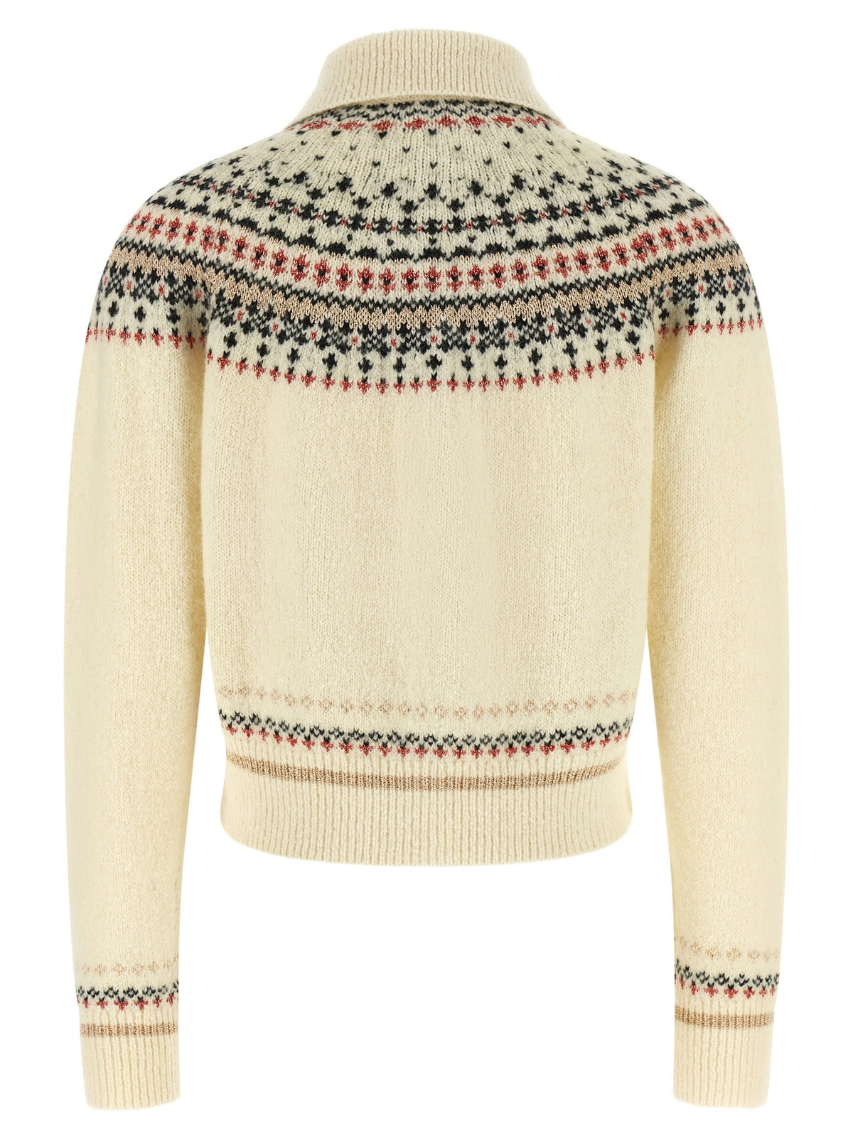 Isabel Marant Étoile Zoe Cropped Cardigan White