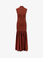 Retrofete Women's Zosima Long Viscose Dress Cigar