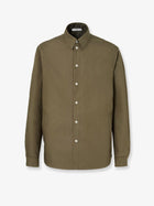 Fendi Men's Zucca Green FF Jacquard Nylon Blouson Brown