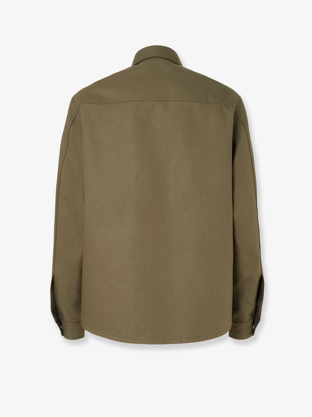 Fendi Men's Zucca Green FF Jacquard Nylon Blouson Brown