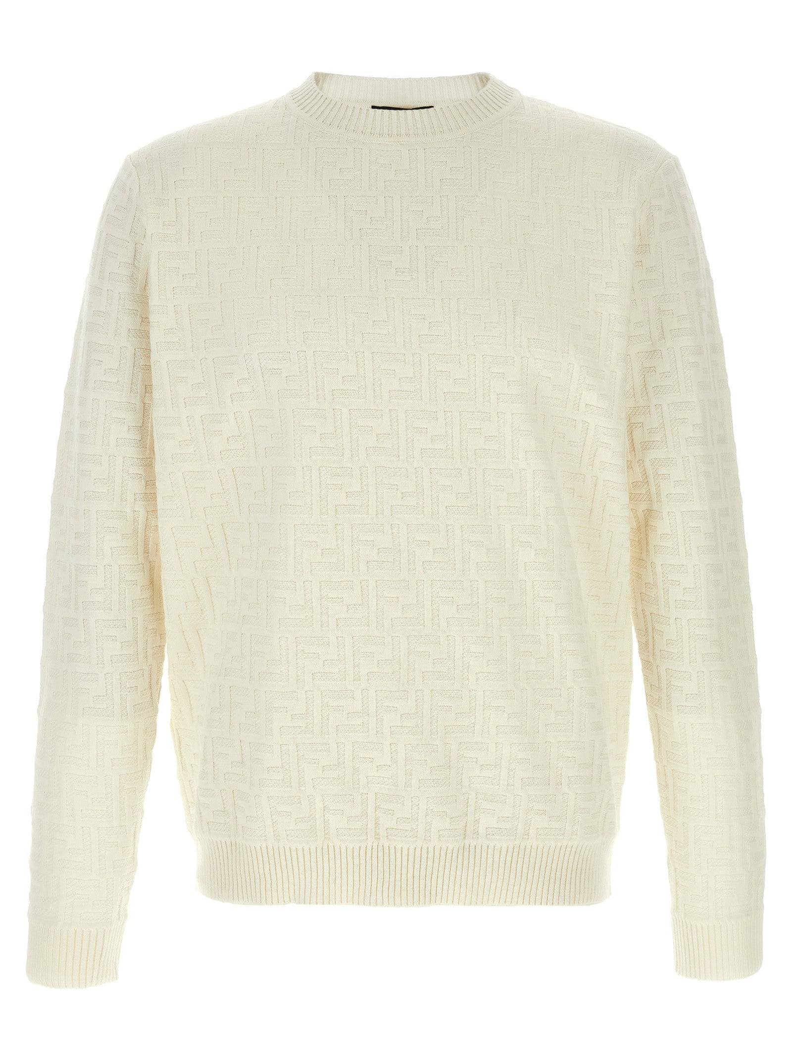 Fendi Zucca Sweater White