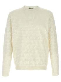 Fendi Zucca Sweater White