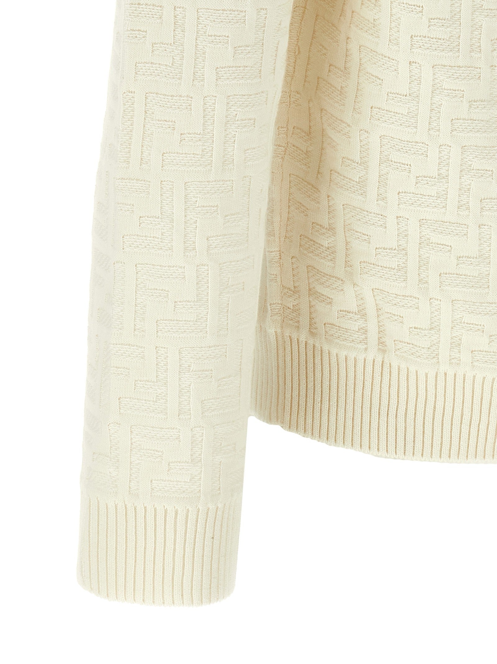 Fendi Zucca Sweater White