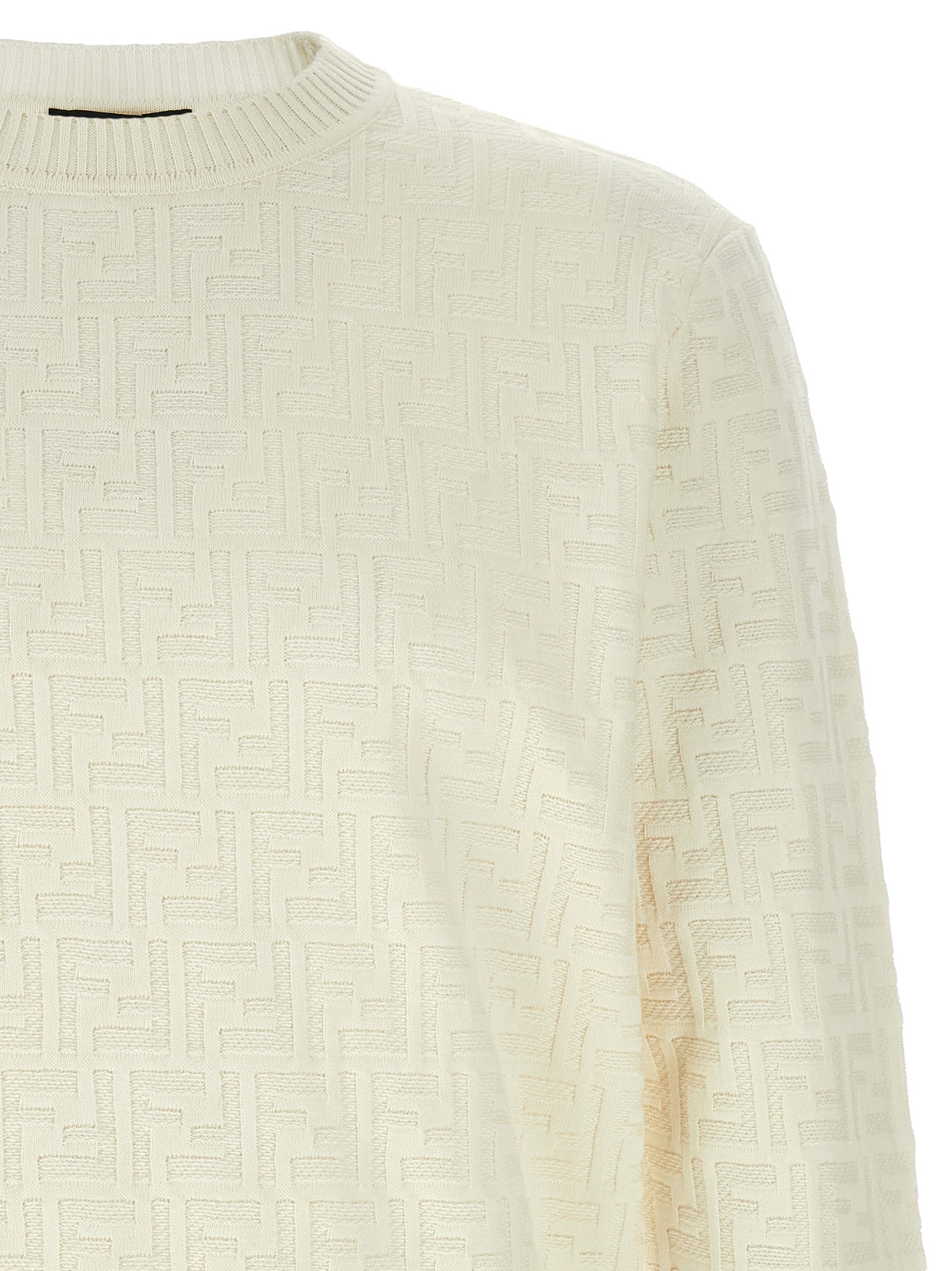 Fendi Zucca Sweater White